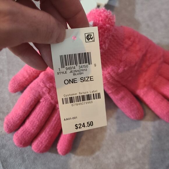 Jenni Lined Gloves Blush ONE SIZE - Picture 7 of 7